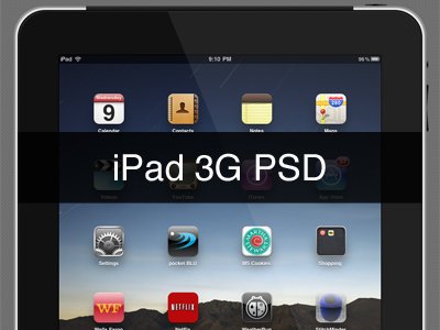 آیپد 3G PSD