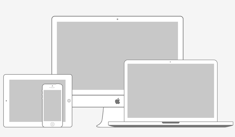 کیت Minimal Wireframe Products Apple (PSD)