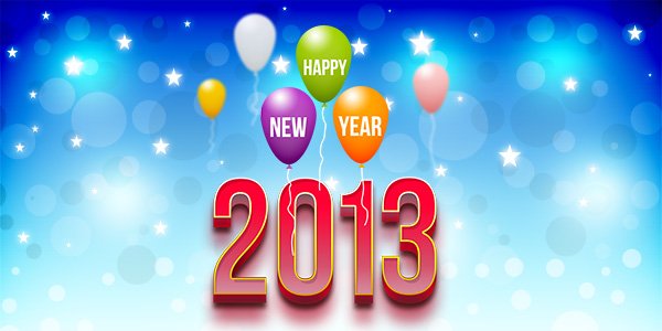 سال نو مبارک 2013 (PSD)