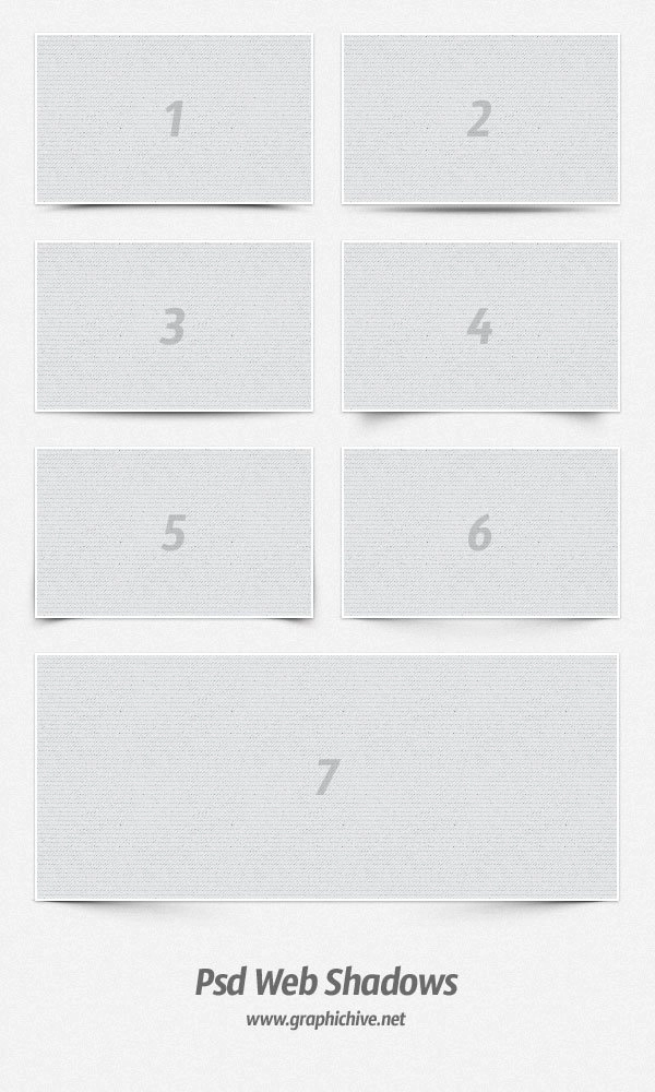 Psd Web Shadows