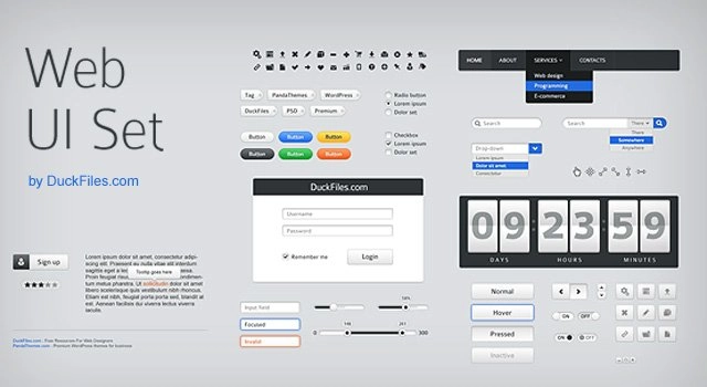 کیت رابط کاربری 70 PSD UI