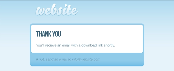 Modal Pop-up Box PSD