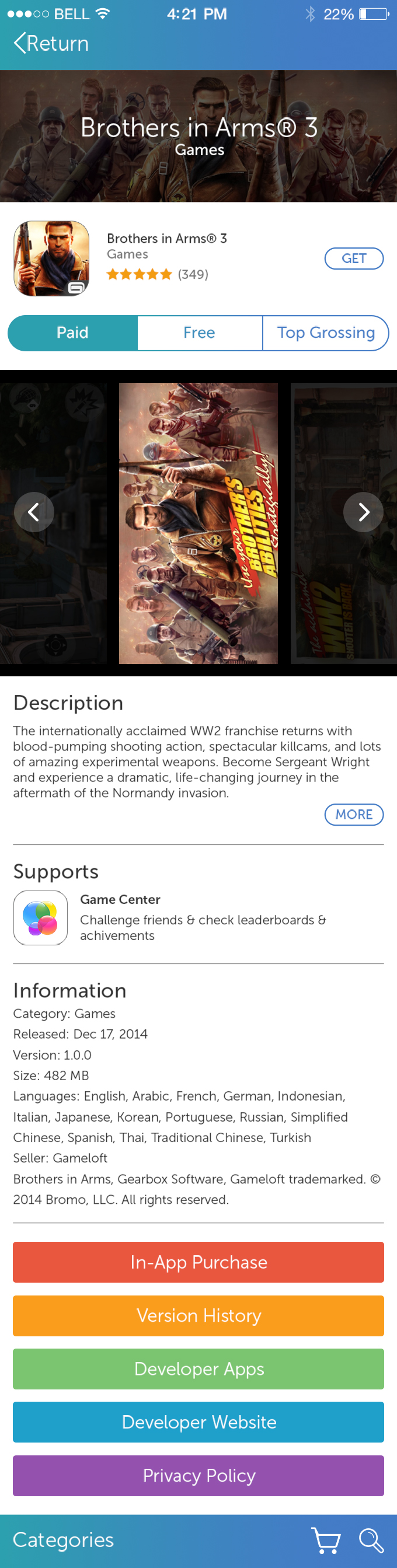 iOS App Store Redesign Freebie