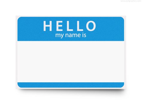 سلام نام من، قالب PSD است