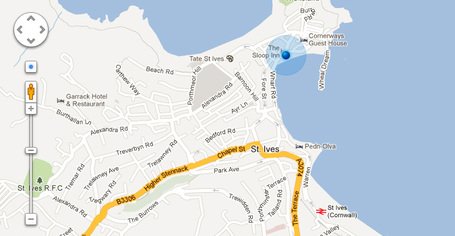 کنترل‌های رابط کاربری Google Maps (PSD)