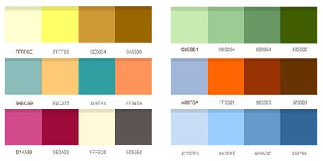 12 مجموعه ترکیب رنگ (PSD)