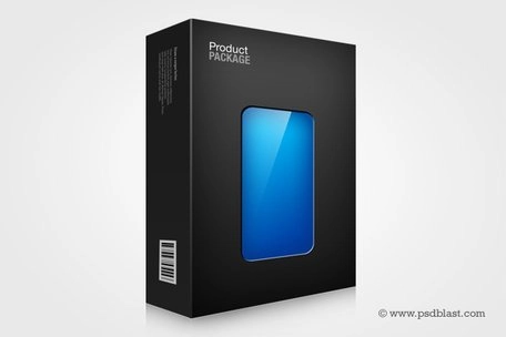 قالب طراحی جعبه محصول (PSD)