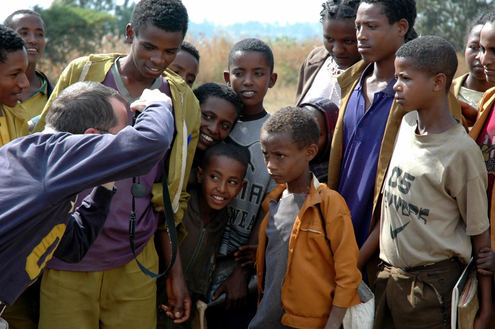 عکس گرفتن از بچه های اتیوپیایی