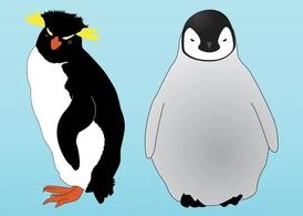 گرافیک پنگوئن ها