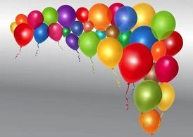 بادکنک های وکتور براق