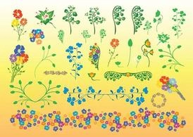 تصاویر وکتور گلهای زیبا