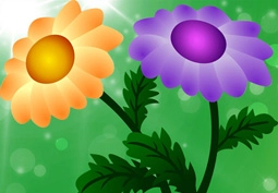 وکتور رایگان گل داودی