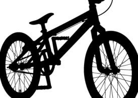 سیلوئت وکتور دوچرخه BMX ایالات متحده آمریکا
