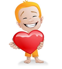 شخصیت وکتور مرد با یک قلب
