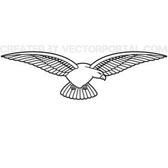 EAGLE LINE VECTOR DRAWING.eps