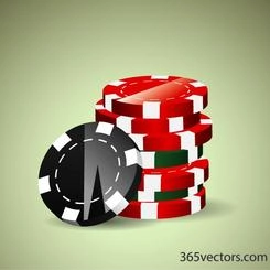 POKER CHIPS VECTOR CLIP ART.eps