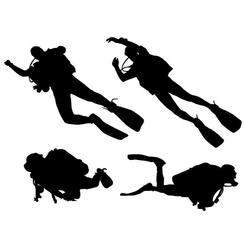 DIVERS VECTOR SILHOUETTES.eps
