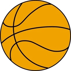 توپ برای بسکتبال تصویر برداری.eps