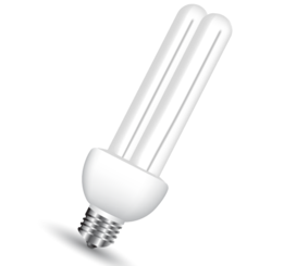 لامپ صرفه جویی در مصرف انرژی وکتور رایگان