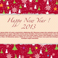 سال نو مبارک 2013 وکتور DOWNLOAD.eps
