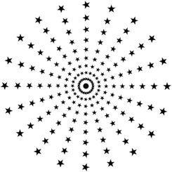 تصویرگر الگوهای وکتور ستاره نیمه آهنگ رایگان