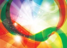 پس زمینه رنگین کمان می چرخد