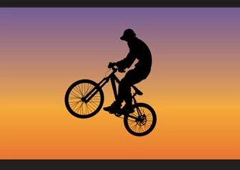 وکتور ورزش دوچرخه سواری 8