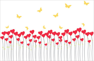 Love The Butterfly-shaped Vector Material Can Be Love
