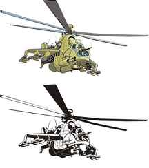 هلیکوپترهای رزمی - Doe - وکتور هلیکوپترهای رزمی The Doe