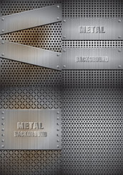 مواد فولادی واقعی - وکتور توری فلزی آهنی واقعی