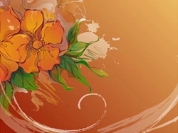گرافیک وکتور گلهای نقاشی شده با دست-2