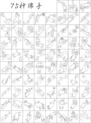 پاراگراف 75 ترنج وکتور مواد بودایی [فرمت Ai]