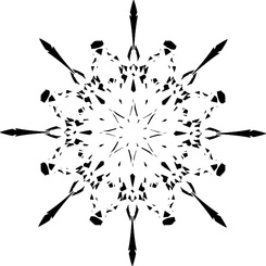 Snowflake ICE VECTOR SHAPE.eps