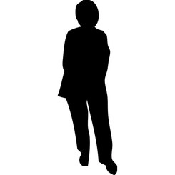 SILHOUETTE وکتور خانم پیر.eps