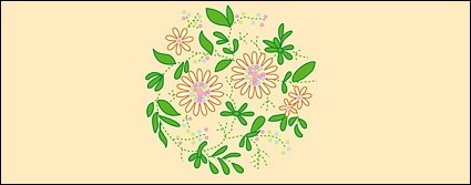 وکتور متریال گل کارتونی