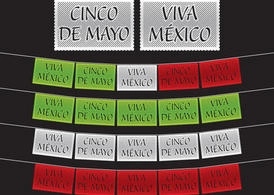 تزیین بنرهای Cinco de Mayo