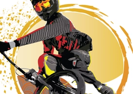 USA BMX Vector Sunset Turndown