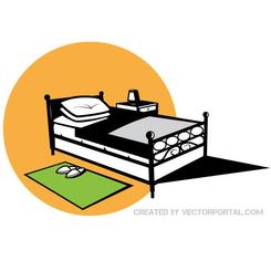 BED VECTOR GRAPHICS.eps