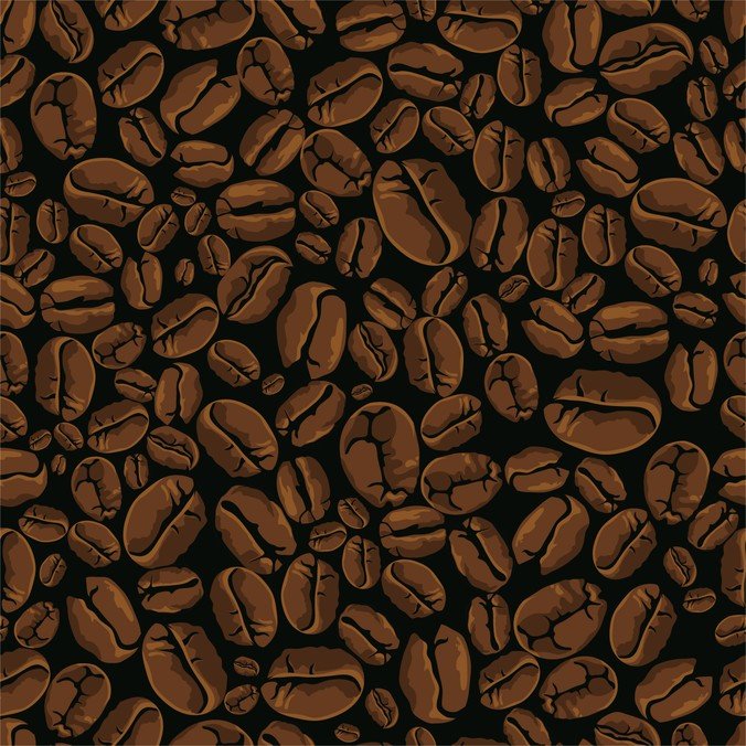 وکتور دانه های قهوه
