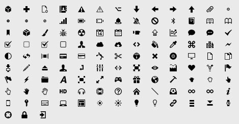 مواد تزئینی گرافیکی ساده -1 نمادهای وکتور