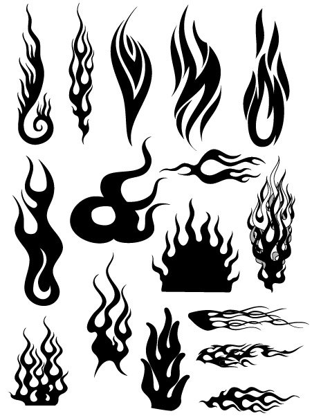 آتش وکتور انواع الگوهای باحال (4)