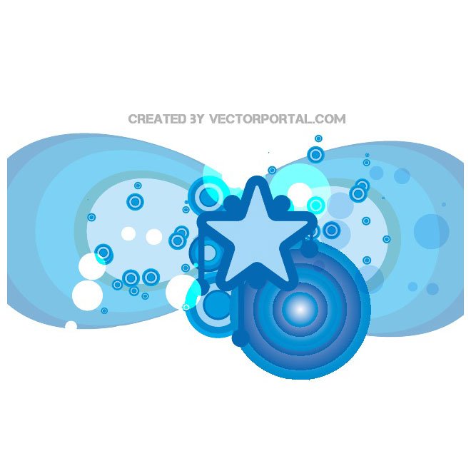 ABSTRACT BLUE VECTOR GRAPHICS.ai