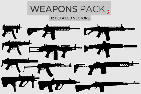 Weapons Vector Pack Free-2