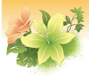 وکتور گل لیلی 4