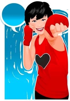 وکتور ورزش بوکس 3