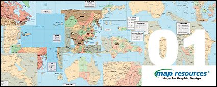 منابع نقشه یا نقشه برداری کشورهای منطقه ای جهان