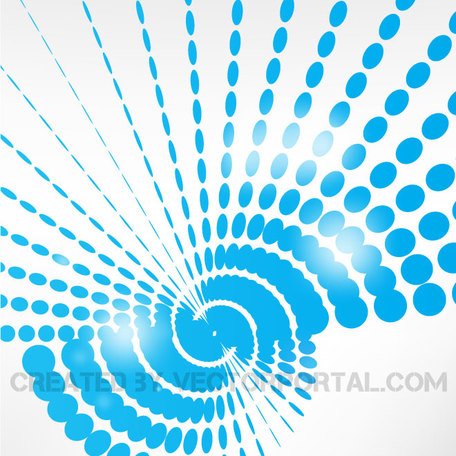 BLUE DOTS GLOSSY VECTOR DESIGN.eps