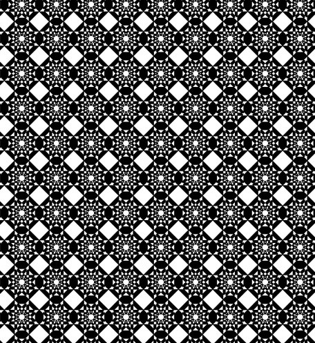 الگوی وکتور بدون درز انتزاعی هندسی رایگان سیاه و سفید