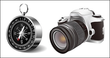 SLR دیجیتال و مواد بردار قطب نما