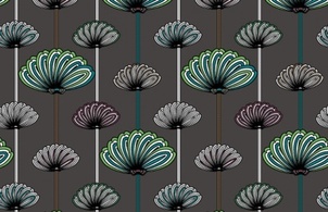 الگوهای وکتور کاغذ دیواری گل